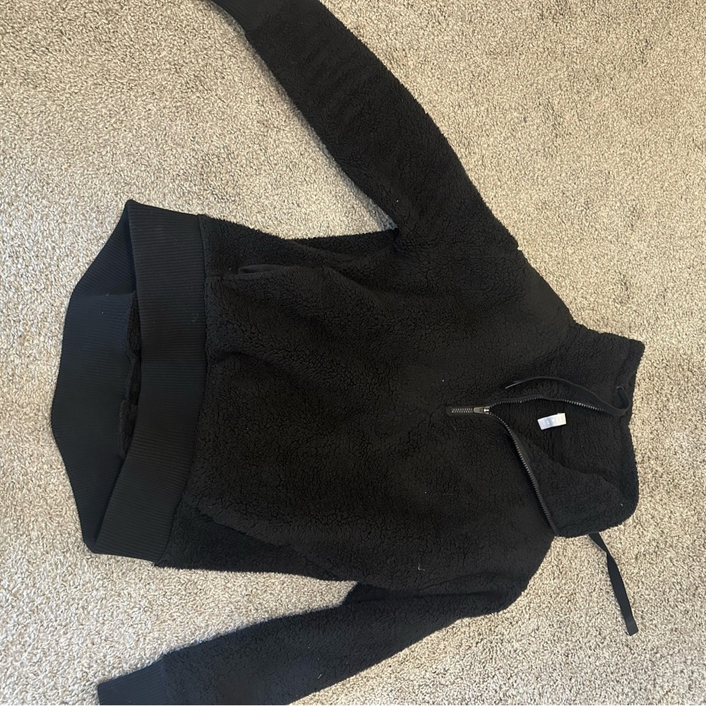 Athleta Black Fleece Jacket